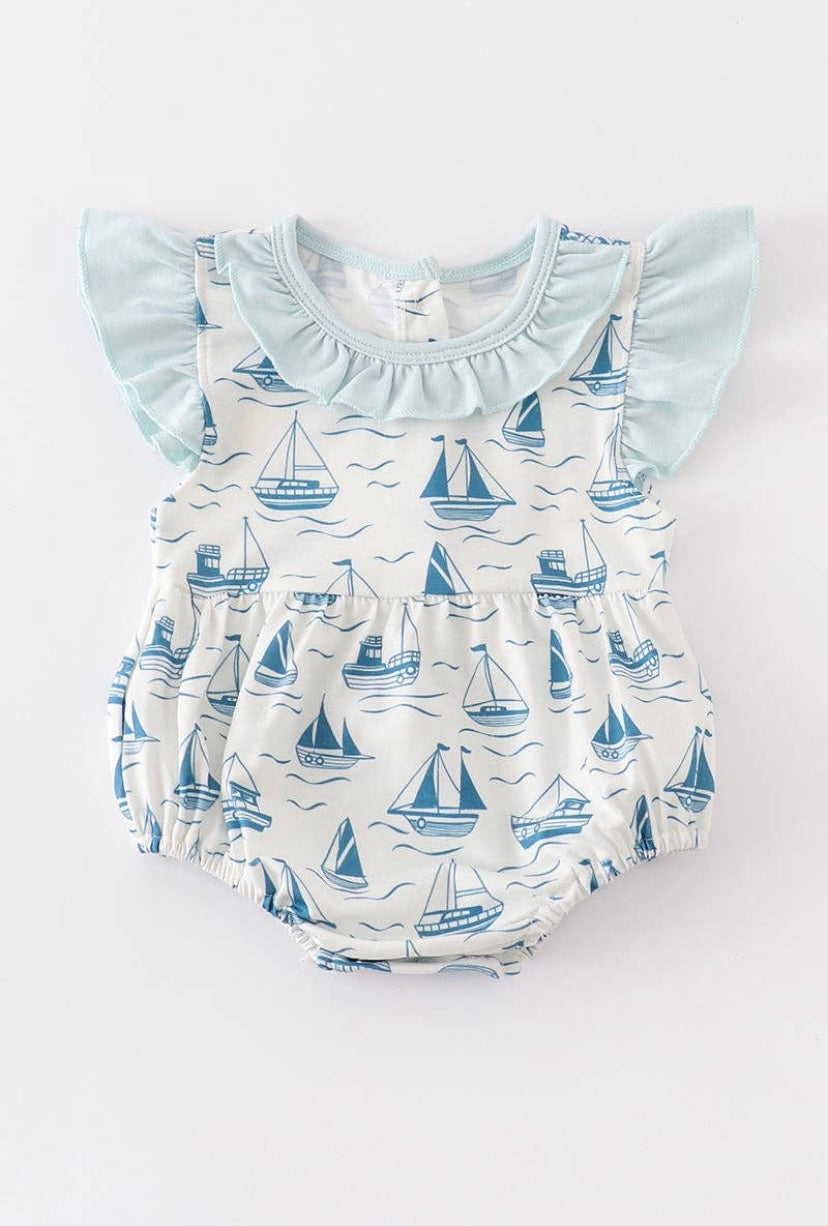 Sailboat Baby Romper