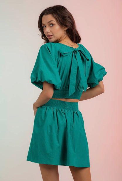 Kelly Green Mini Dress