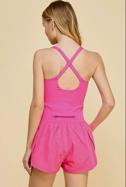 Womens Athletic Romper