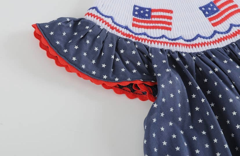 Navy American Flag top and Bloomers