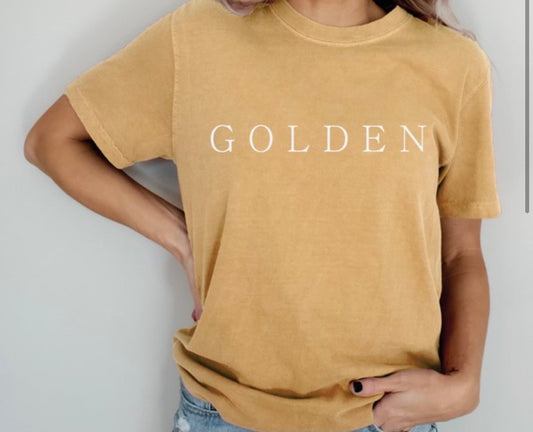 Golden Graphic Tee